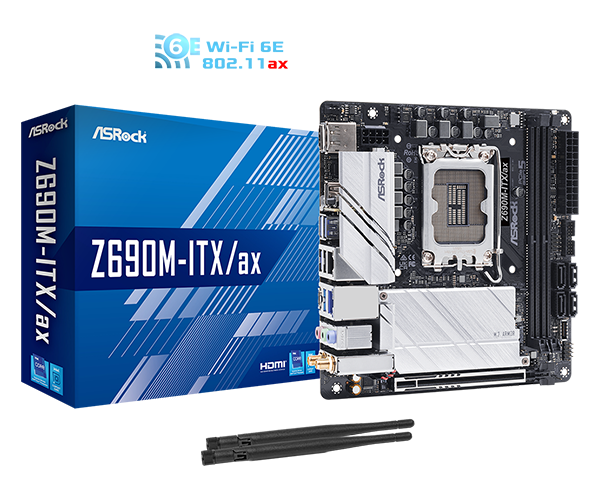【ピン曲がり】ASRock Z690M-ITX/ax マザーボード ASRock > Z690M-ITX/ax