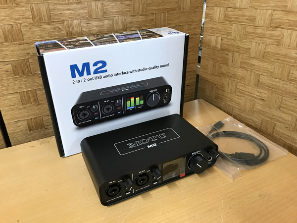 MOTU M2 オーディオインターフェース 【ゲーミング実験】MOTU M2を