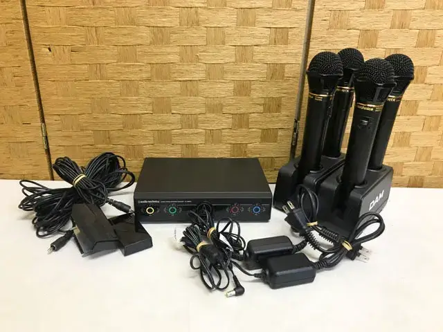 東京都 調布市にて ワイヤレスマイクセット オーディオテクニカ AT