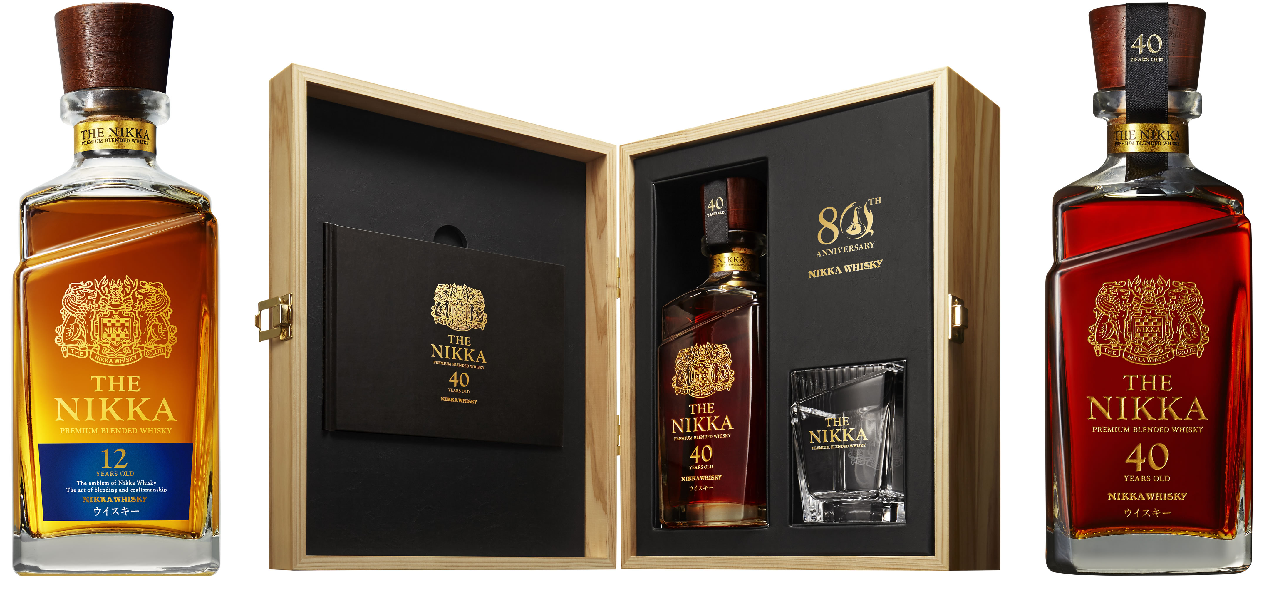 NIKKA ウイスキー 12年 4本セット Nikka Whisky Tailored Japanese