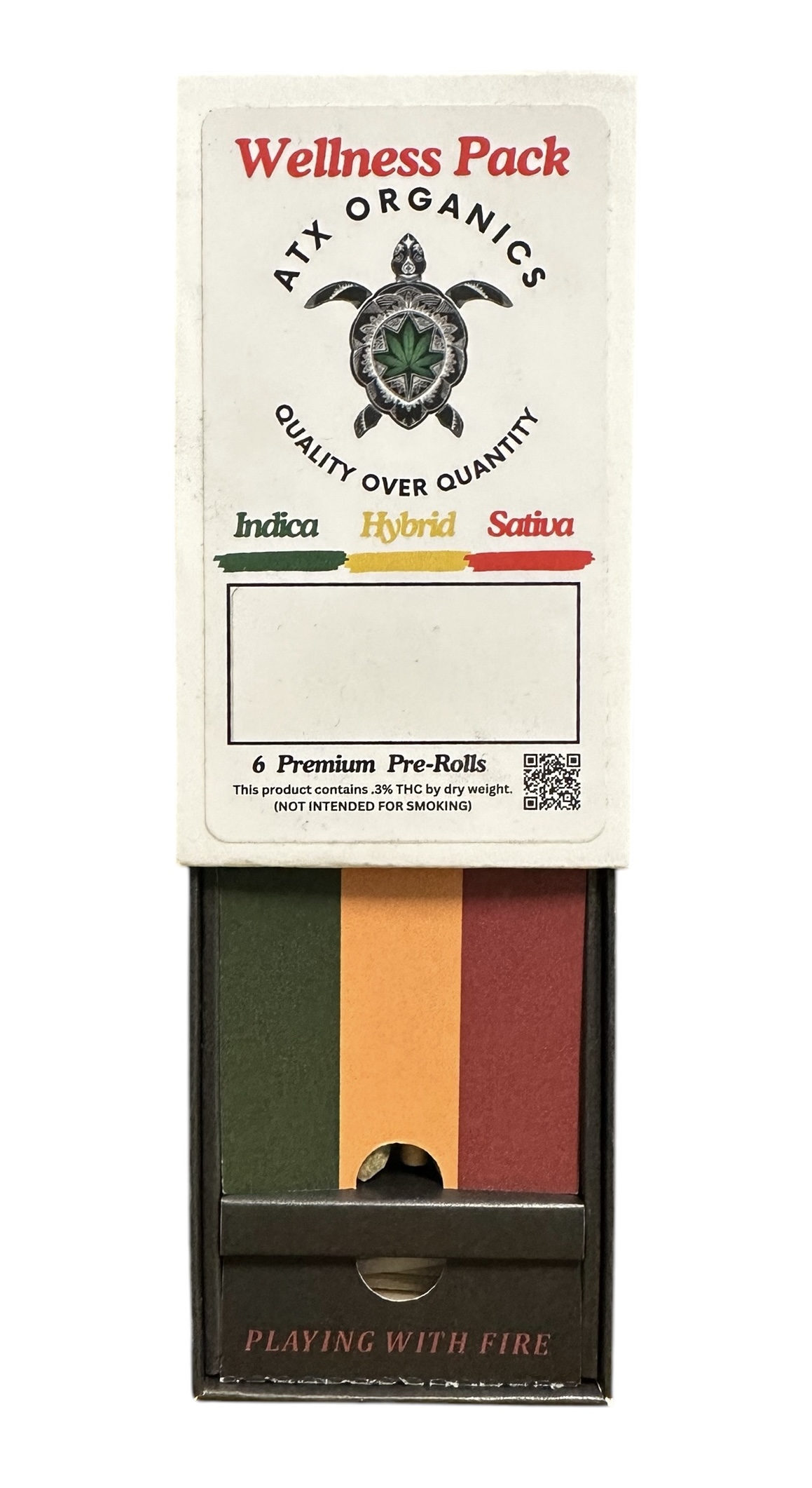 Wellness Pack - 6 Variety Pre Rolls - ATX Organics