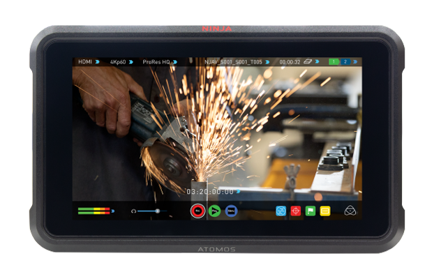 使用1回】ATOMOS NINJA 5インチ 1000nit HDRモニター 使用1回】ATOMOS