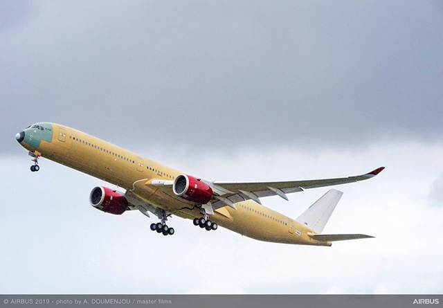 ヴァージン アトランティック航空のA350-1000、初飛行 今夏受領へ