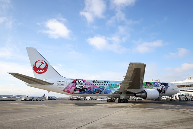 JAL×ディズニー ドリームエクスプレス100周年特別塗装 模型 JAL DREAM