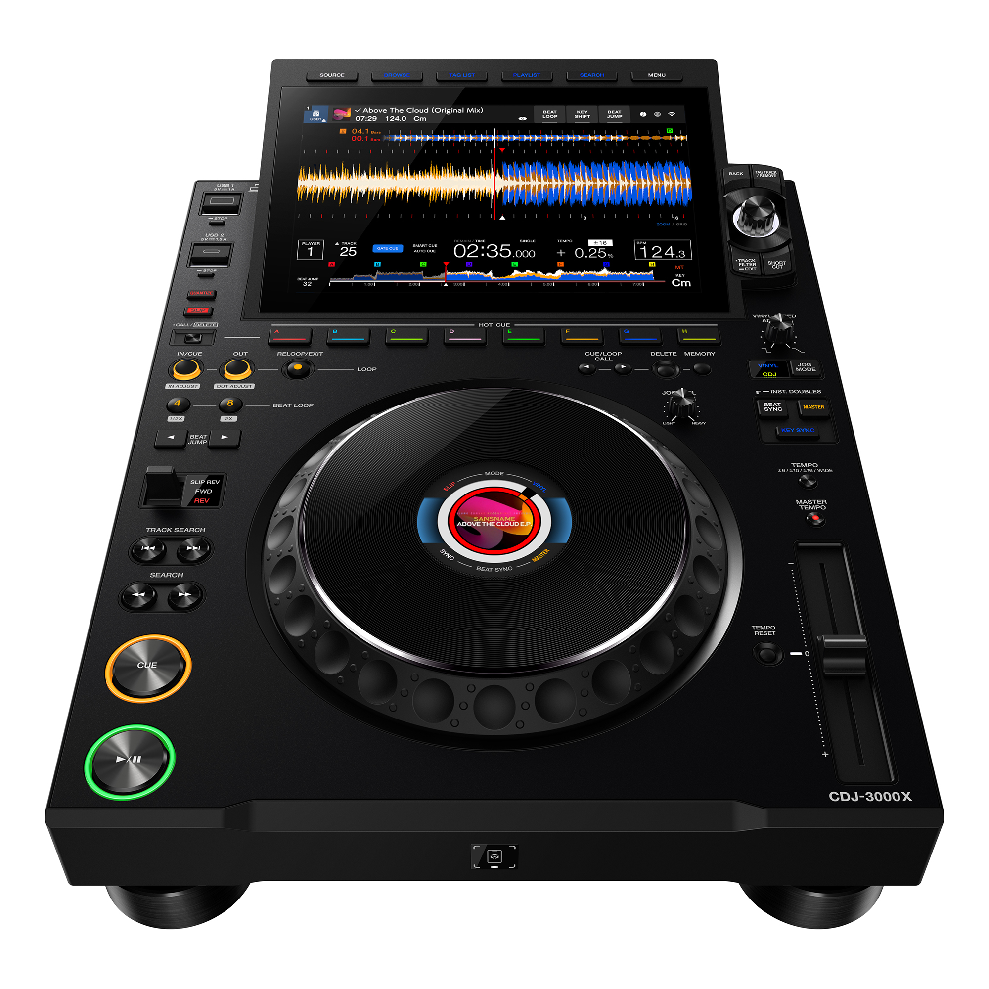 AlphaTheta + Pioneer DJ: (4) CDJ-3000X & DJM-V10 Bundle