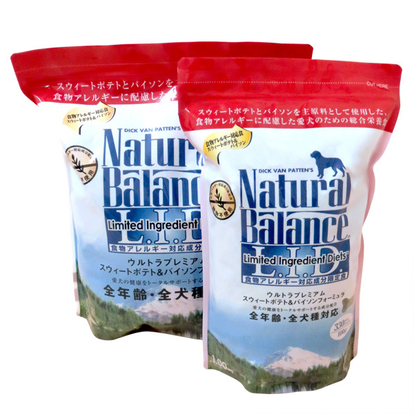 ナチュラルバランス】スウィートポテト&バイソンドッグフード | 犬猫
