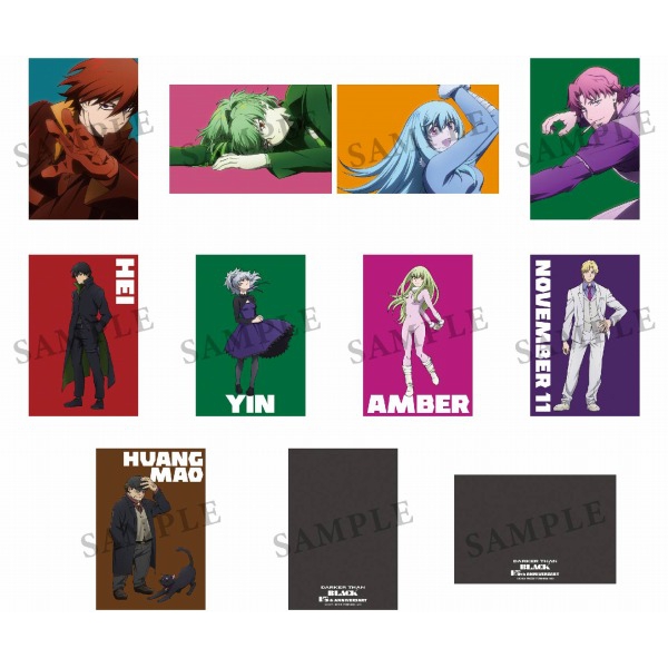 DARKER THAN BLACK 15th Anniversary 描き下ろしイラストカードセット
