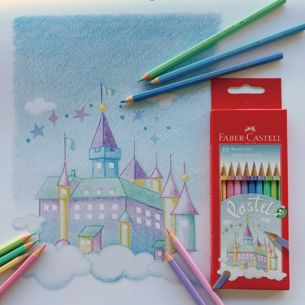 色鉛筆 パステル 10 色セット｜パステル｜Faber-Castell｜バニーコルアート