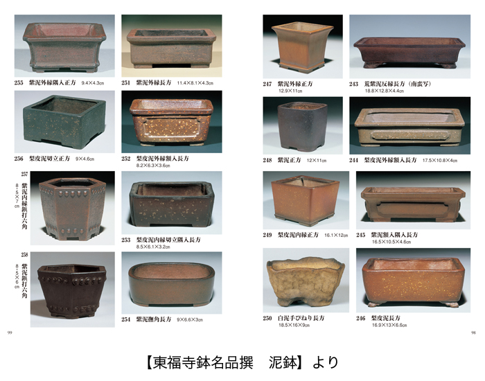 珍品 平安 名人 東福寺 在銘 白泥 耳付箆目四方型 香炉 盆栽鉢 水盤