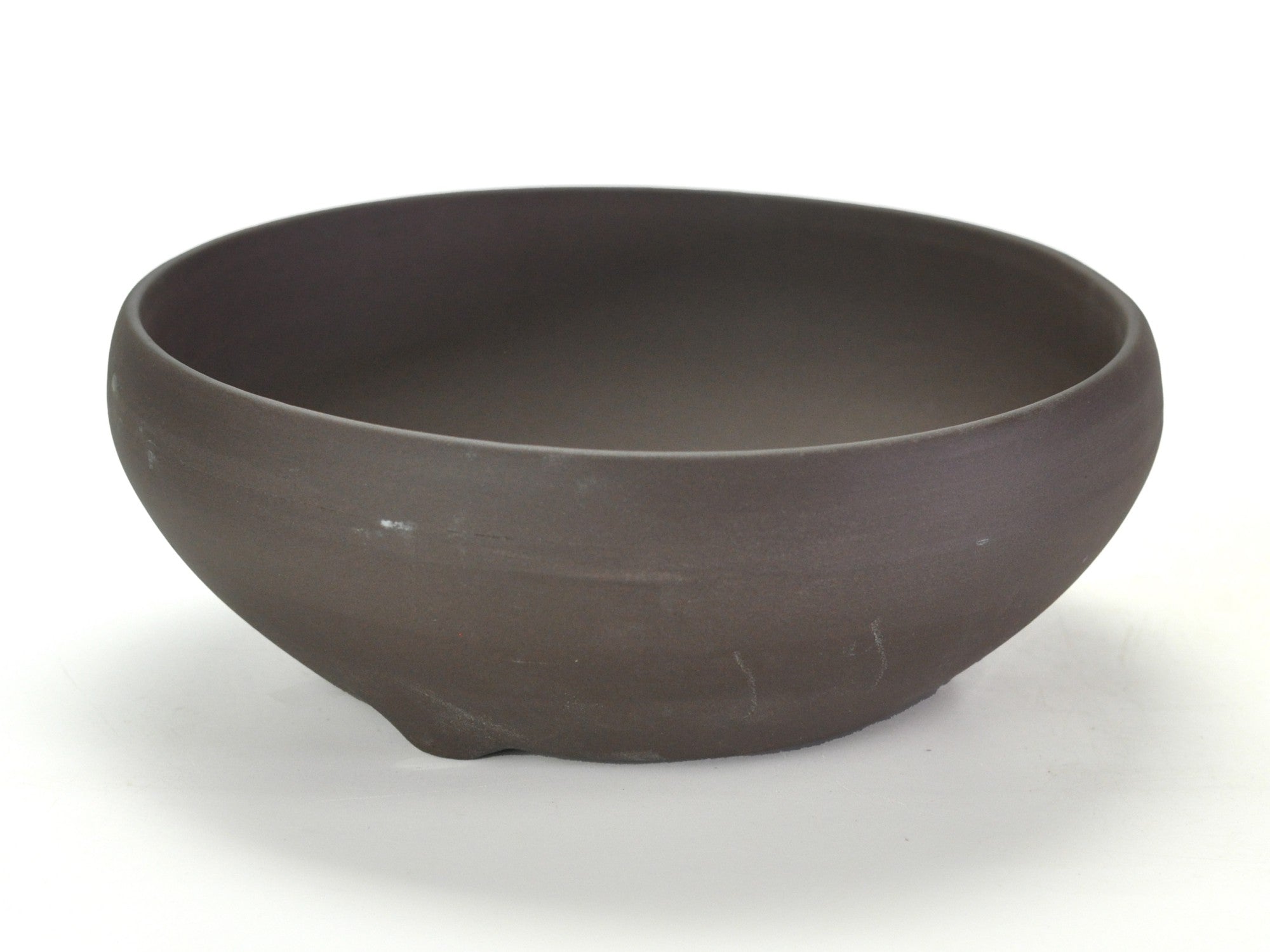 瀬戸焼 ウ泥7.5号鉄鉢 幅23.7cm奥行き23.7cm高さ8.5cmの販売｜盆栽妙