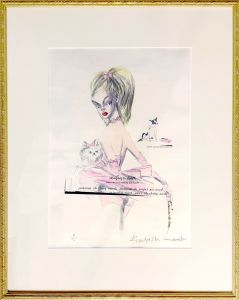 金子國義リトグラフ