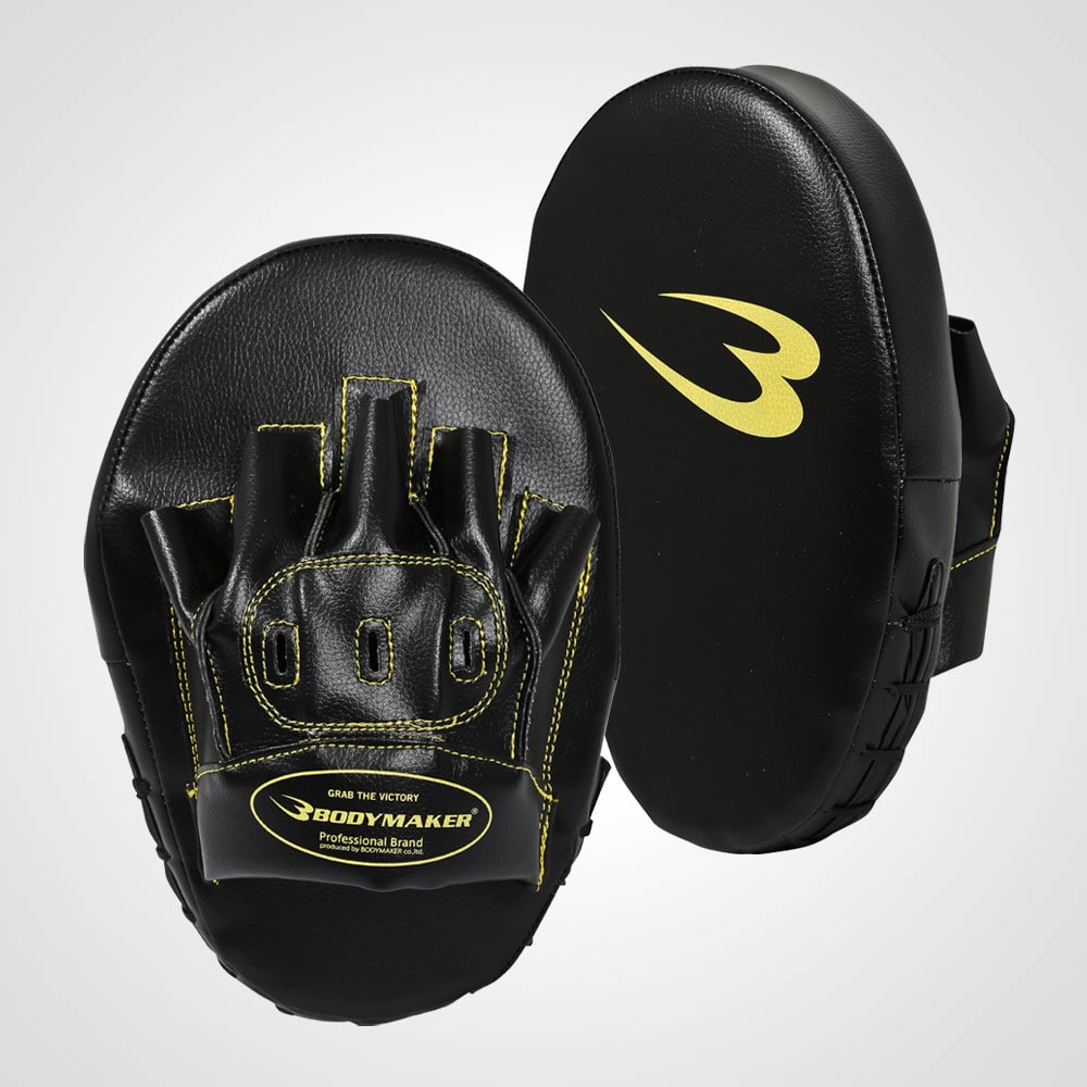 パンチングミットV ブラック×ブラック KM106BKBK｜BODYMAKER（ボディ