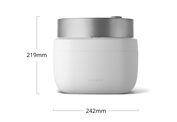 スペックと使い方 | BALMUDA The Gohan | BALMUDA（バルミューダ）公式