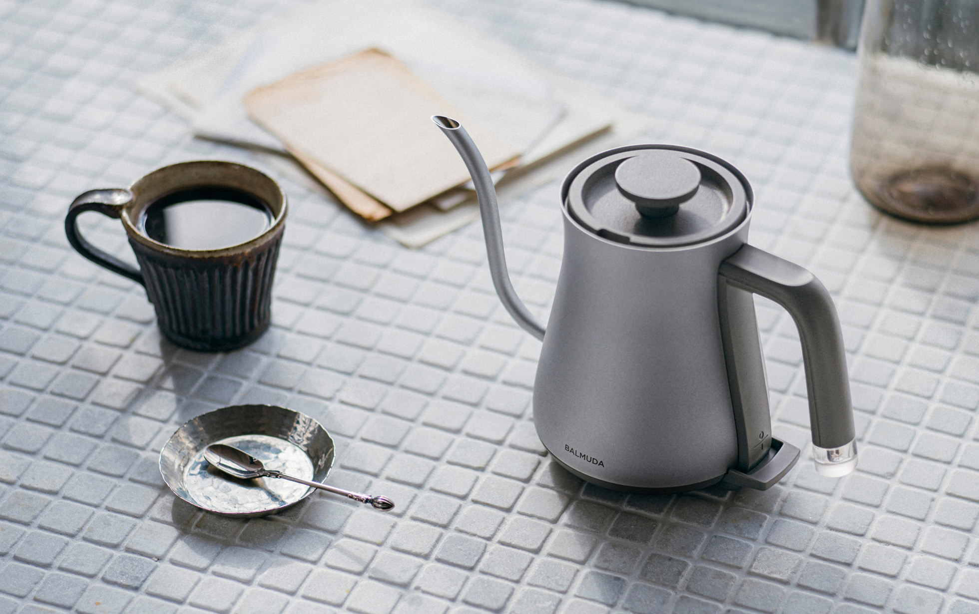 バルミューダ ケトル 白 K02A-WH バルミューダ 電気ケトル ザ・ポット