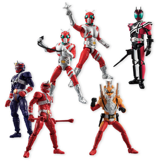 SHODO 仮面ライダー アクションフィギュア 【未開封】 24体まとめて 食