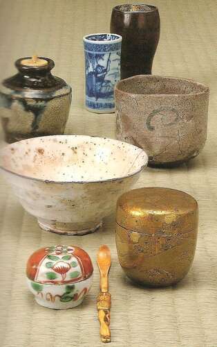 亀井楽山高取瓢形茶入茶道具