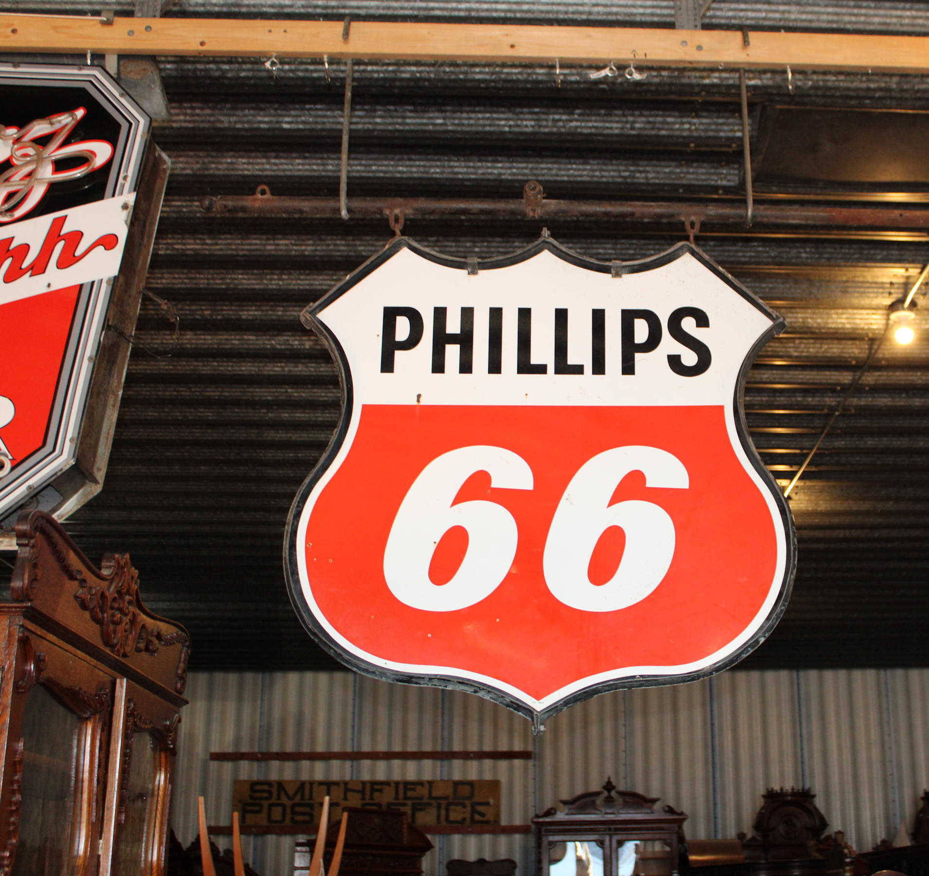 Bargain John's Antiques | Antique Phillips 66 Gasoline Advertising