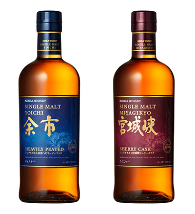 シングルモルト余市 ヘビリーピーテッド シングルモルト宮城峡