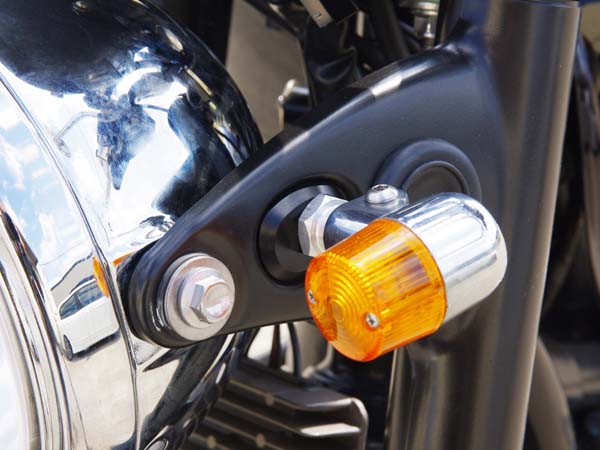 トライアンフ T120純正ウィンカー4個 純正グリップのおまけ付き