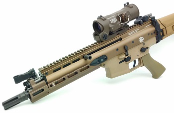 東京マルイ SCAR-L 次世代電動ガン タンカラー HK45付属共に中古 東京