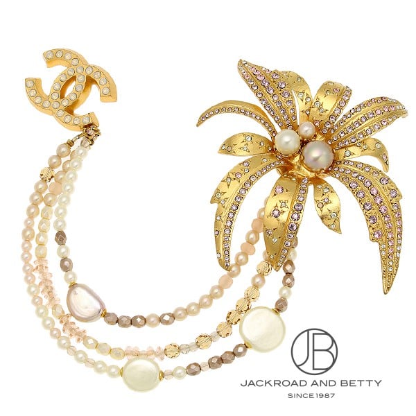 D*y様 CHANELシャネル ブローチ コスチュームジュエリー ゴールド D*y