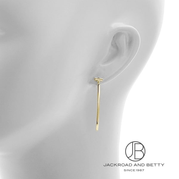 tara Tiffany & Co. シルバーTワイヤーバーピアス TIFFANY&Co