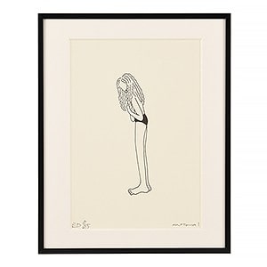 エゴンシーレ 帽子の女性 リトグラフ 112/600 額装品 エゴン・シーレ