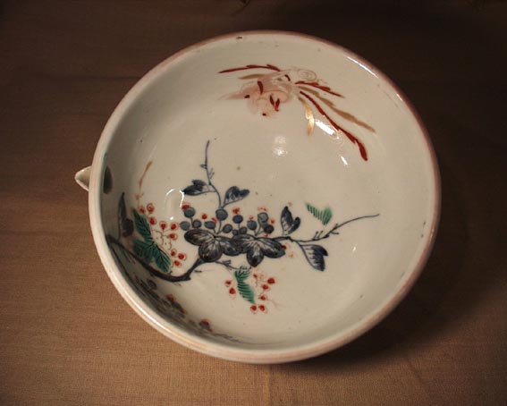 名品❗】江戸末期～明治初期 古伊万里 金襴染錦 桜に雲錦大波市松文