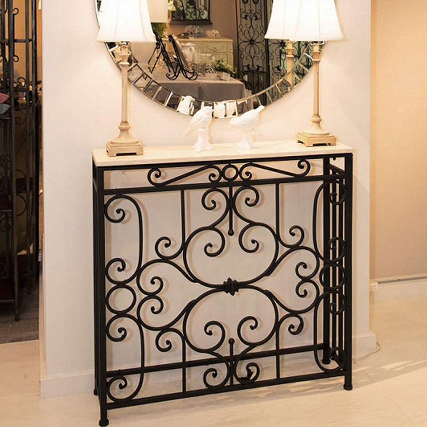 地域限定無料配送】大理石の天板が美しいイタリア製のコーナー