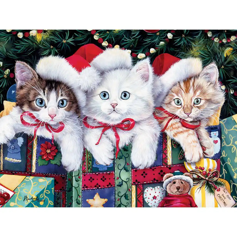 Meowy Christmas Jigsaw Puzzle | Bits and Pieces