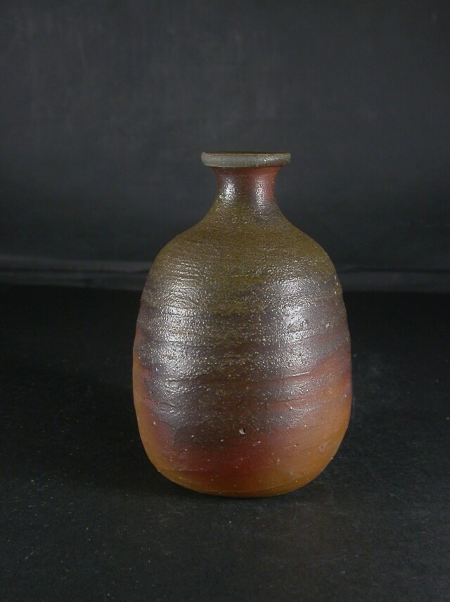 人気備前作家 備前焼 掛け時計 壁掛け時計 GLAZED CLOCK 陶器時計