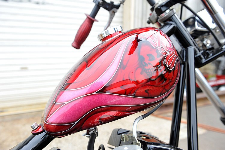 ビラーゴ250 純正タンクカスタムペイント