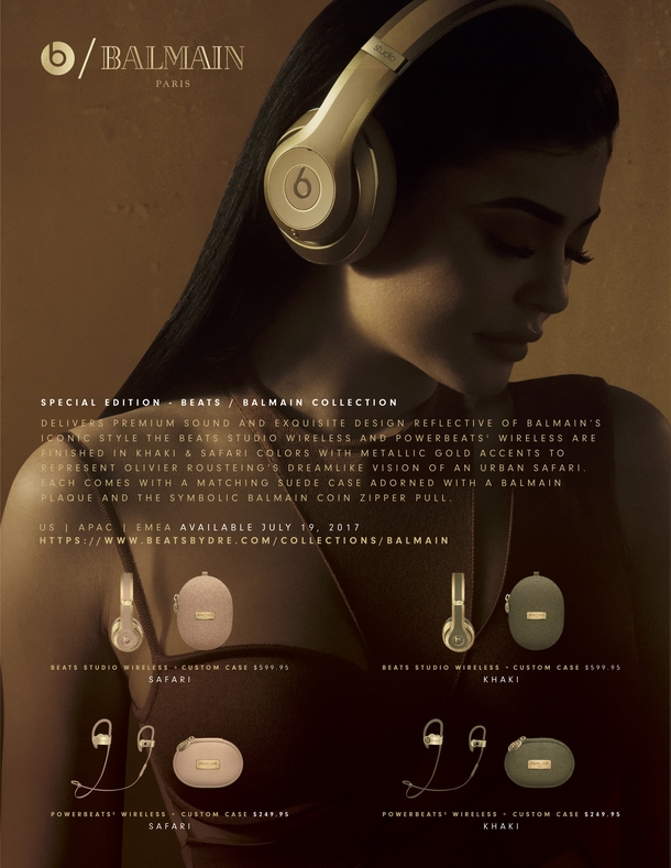 Beats by Dr. DreがBalmain（バルマン）とのコラボ・ヘッドフォンを