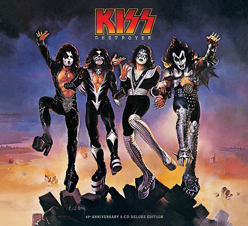 KISS、『地獄の軍団』45周年記念盤が11/19発売決定＆未発表音源「ベス