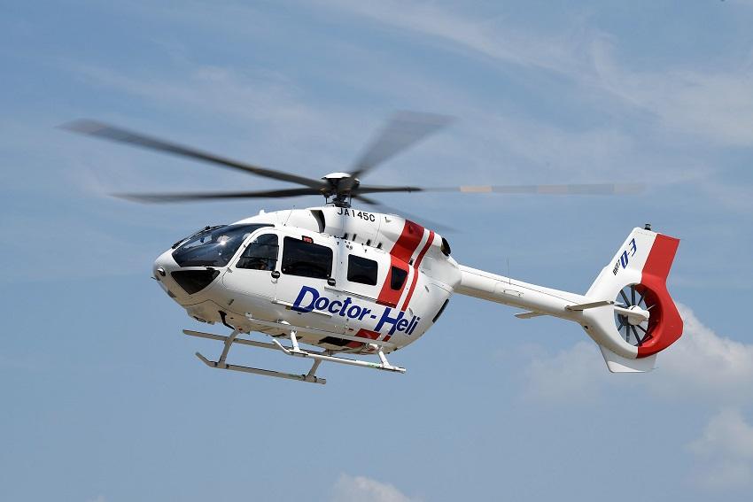 Kawasaki Delivers H145//BK117D-2 Helicopter to DHC