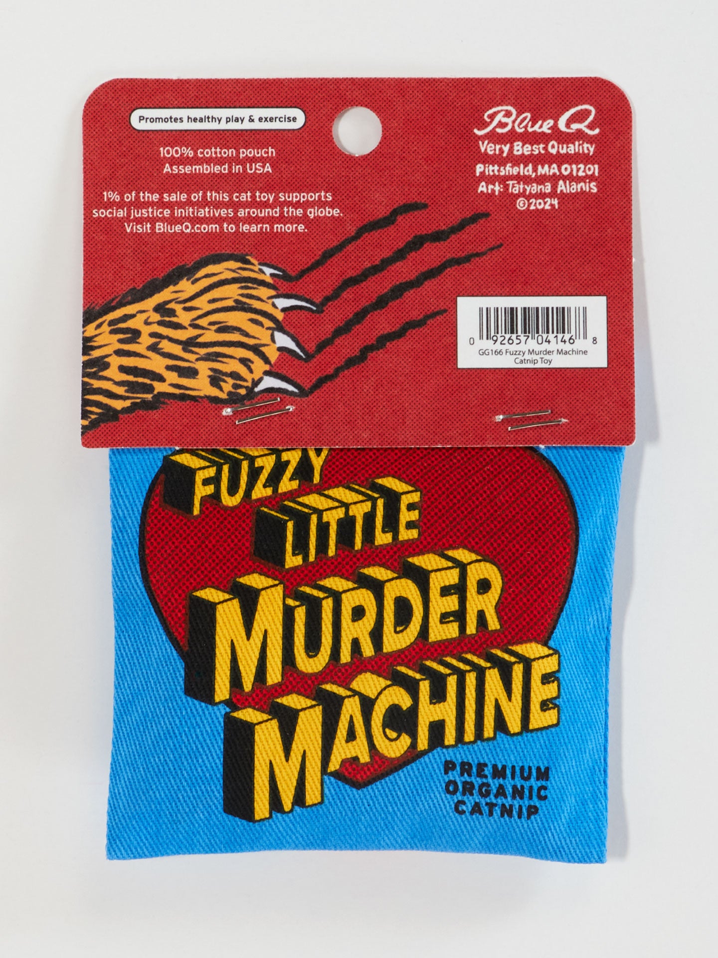Fuzzy Little Murder Machine Catnip Toy – Blue Q