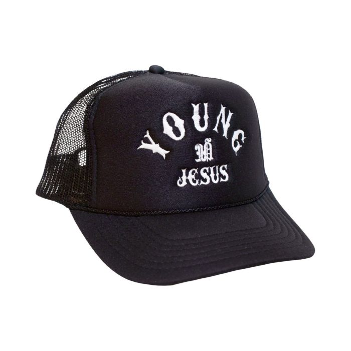 YOUNG JESUS TRUCKER HAT