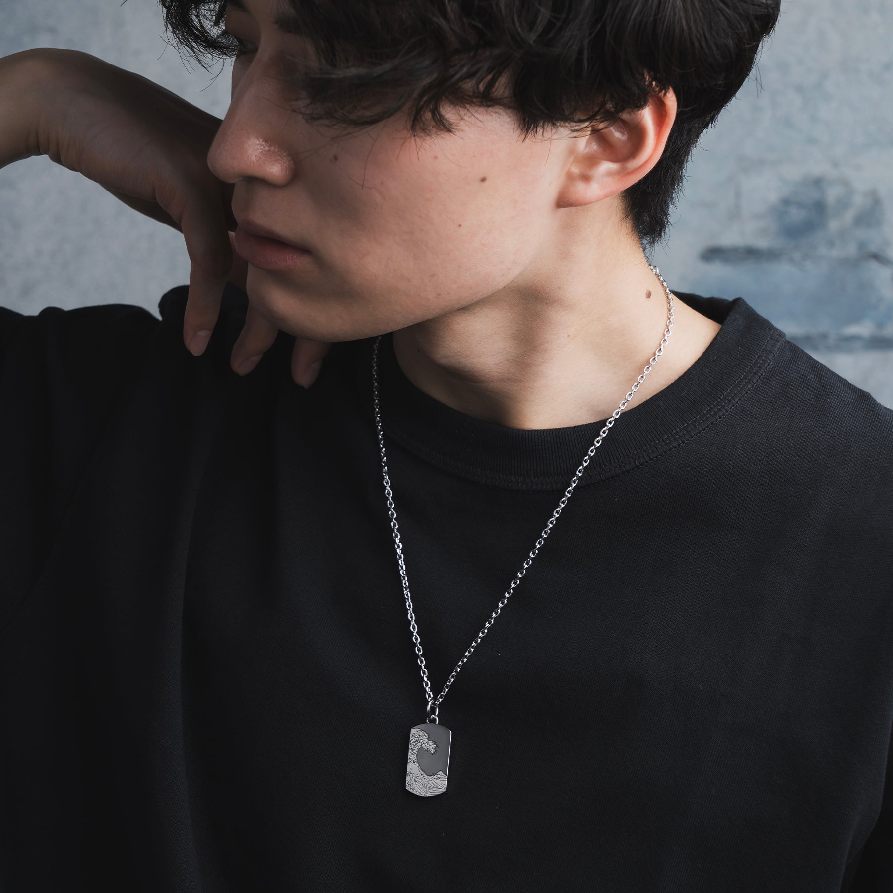 URGE ネックレス lynch. 葉月 URGEロゴモチーフ ネックレス 箱付 URGE