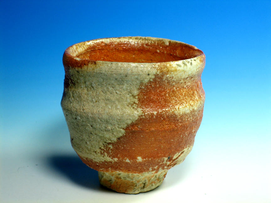 古谷道生 信楽焼 酒器 盃 合わせ箱 直しあり 古谷道生 信楽焼 酒器 盃