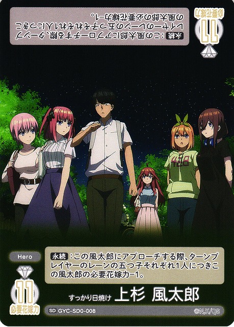 五等分の花嫁 ごとカドカップ ぶっきらぼうな優しさ 上杉 風太郎