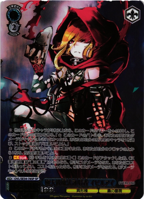 ヴァイス/原作 オーバーロード/SP/サイン/イビルアイ 3枚 ヴァイス