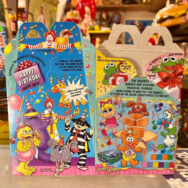 マクドナルド アメリカ ハッピーミール 缶 ステッカー コンプリート