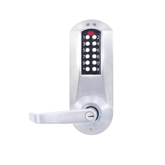 dormakaba E-Plex E5066/E5067 Electronic Pushbutton Mortise Lock