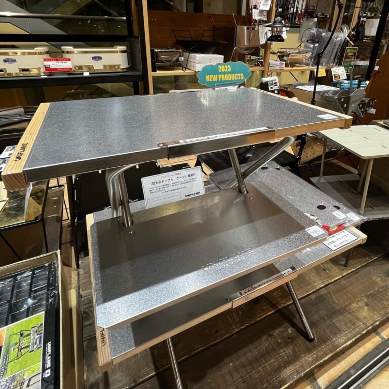 新品】 ユニフレーム 焚き火テーブル × レッグラック セット つり具の