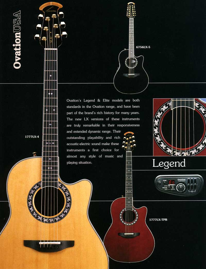 オベーションギターの販売～Ovation Guitars～【ガッキコム】
