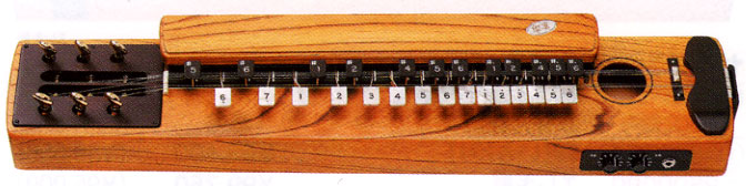 ミ*♪様 ☆全音 ZENON 大正琴 響宴 欅製 高級大正琴 電気 エレキ 大正