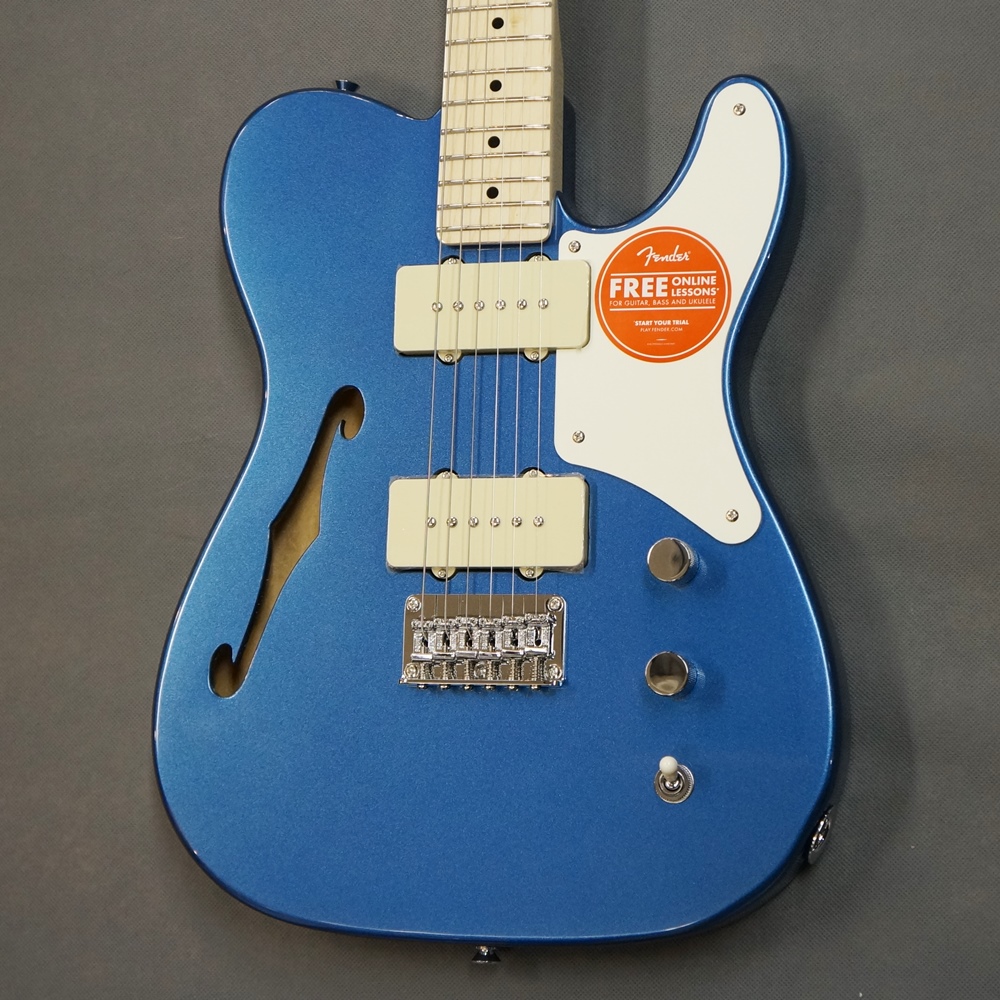 Squier Cabronita Telecaster Thinline - Lake Placid Blue - / 楽器屋