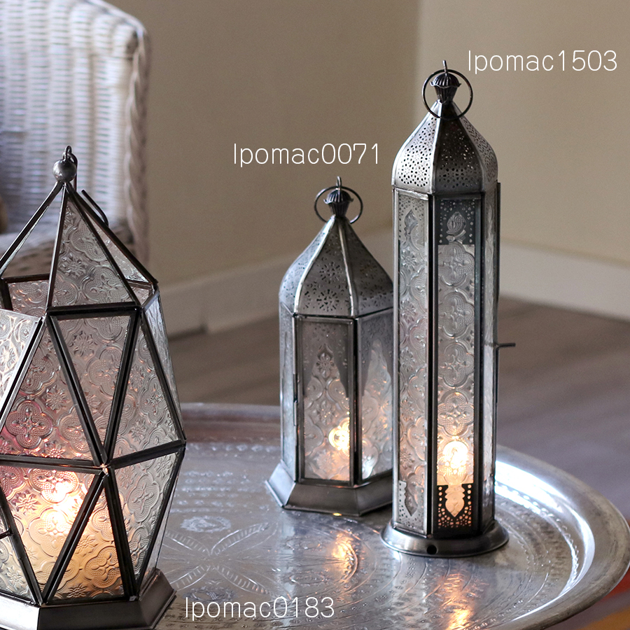 モロッコランタン・キャンドルホルダー 高さ35cm オリエンタルランプ6