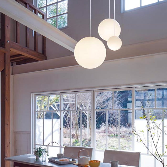 吹き抜け用LED3灯シャンデリア（S・M・L)｜吹抜け空間のコーディネート集