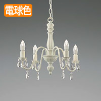 Shabby 4灯シャンデリア | 160W相当｜照明のライティングファクトリー